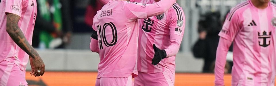 2-1！迈阿密客场迎2连胜 38岁梅西写意搓射 距900球里程碑仅差1球